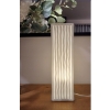 Biała porcelanowa lampa Gina